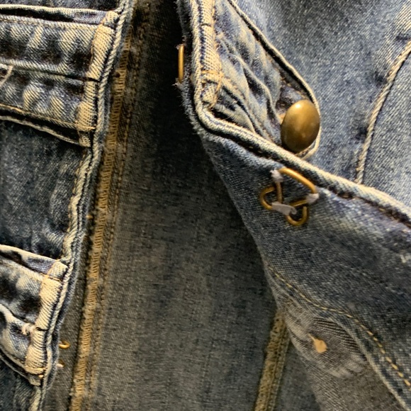 Great Northwest Clothing Company Dark Blue Denim Vest - Picture 4 of 8